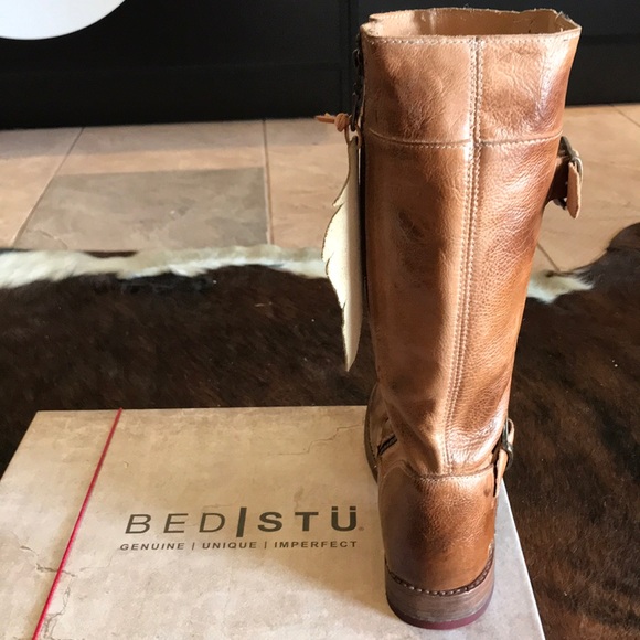 Bed Stu knee high GoGo boot in tan rustic - Picture 4 of 6